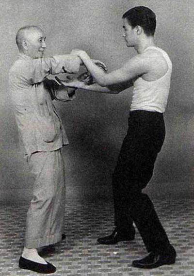 Ip Man and Bruce Lee Chi Sau