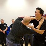 neck grab defence