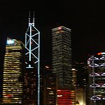 hong kong at night