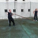 sifu mark shows wing chun pole form