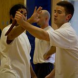 training knife defence at the seminar