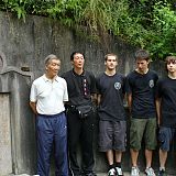 3 generations of wing chun students pay respects at grave