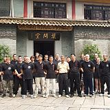 students and masters at ip man museum