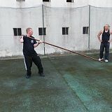 sifu mark shows wing chun pole form