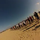 forms on the beach
