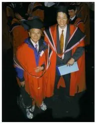 Samuel Kwok gets BA honours degree